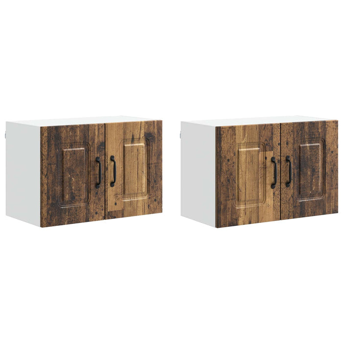 Mobile da cucina 2 pz-Set di 2 Armadio da cucina Legno vecchio 60 x 31 x 40 cm 850708