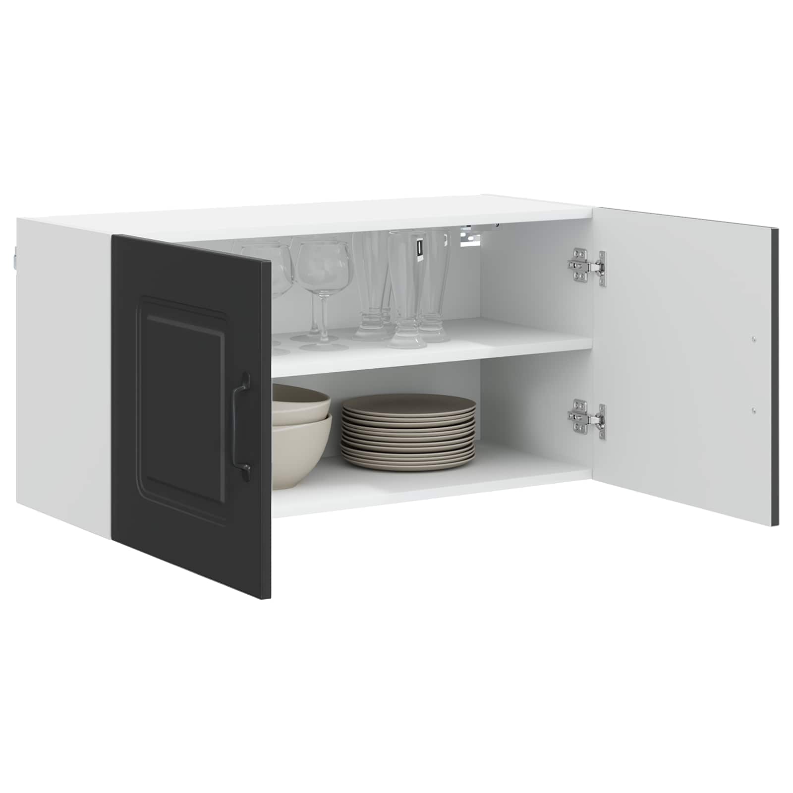 Mobile da cucina Nero 80 x 31 x 40 cm Legno multistrato 884576