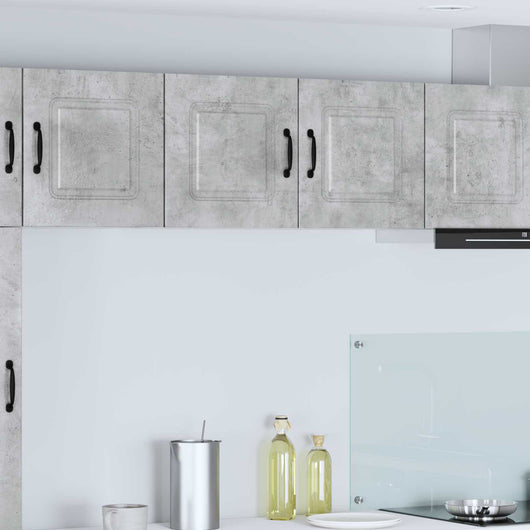Mobile da cucina con lo scaffale Grigio cemento 80 x 31 x 40 cm 884580