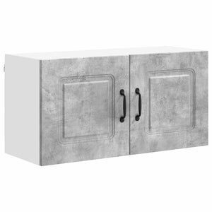 Mobile da cucina con lo scaffale Grigio cemento 80 x 31 x 40 cm 884580