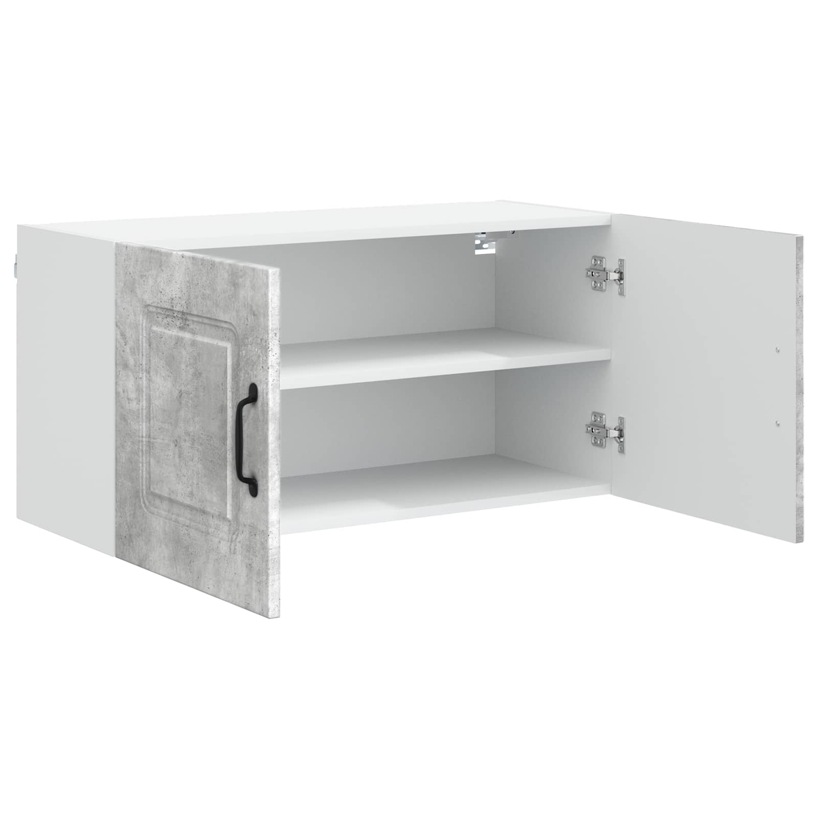 Mobile da cucina con lo scaffale Grigio cemento 80 x 31 x 40 cm 884580