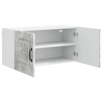 Mobile da cucina con lo scaffale Grigio cemento 80 x 31 x 40 cm 884580