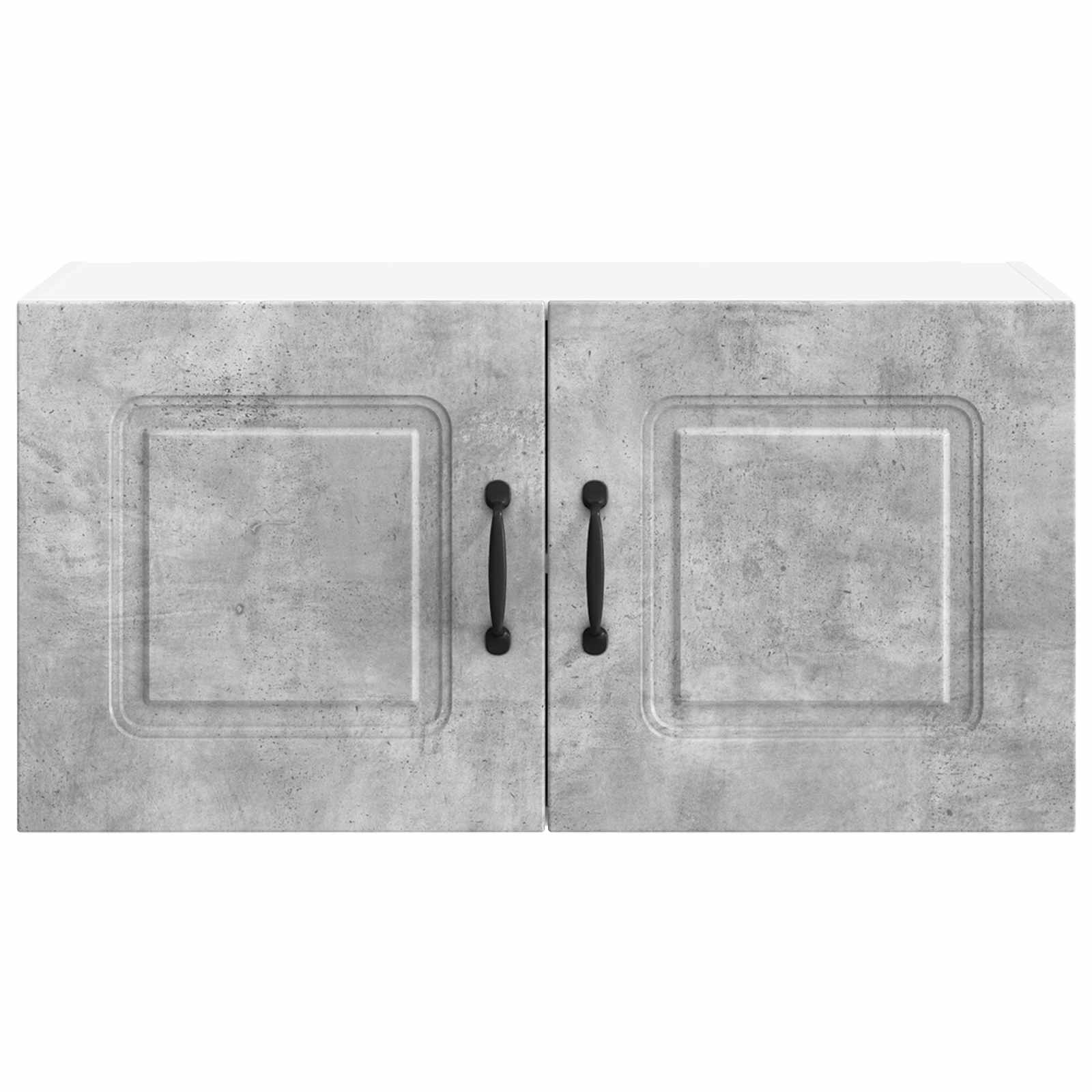 Mobile da cucina con lo scaffale Grigio cemento 80 x 31 x 40 cm 884580