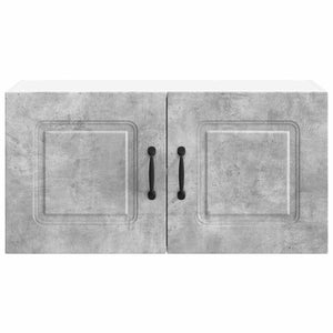 Mobile da cucina con lo scaffale Grigio cemento 80 x 31 x 40 cm 884580