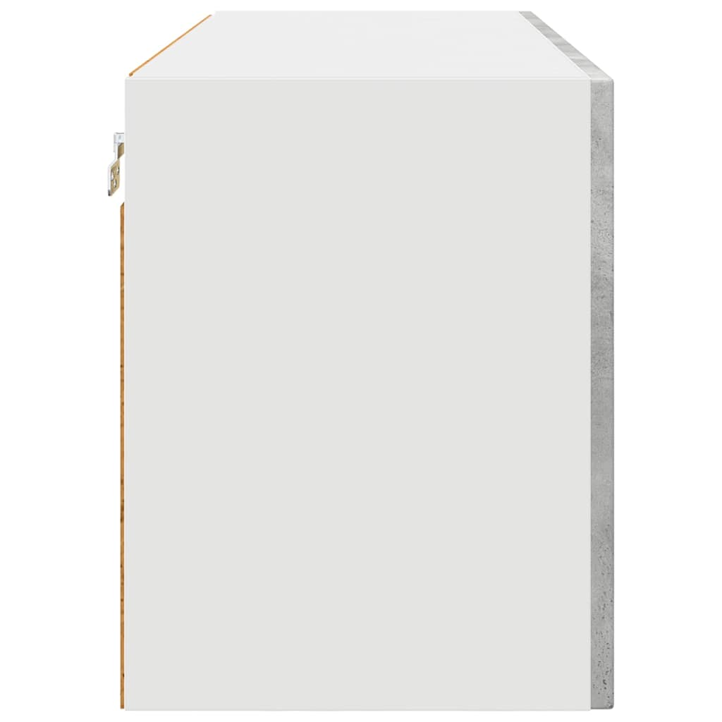 Mobile da cucina con lo scaffale Grigio cemento 80 x 31 x 40 cm 884580