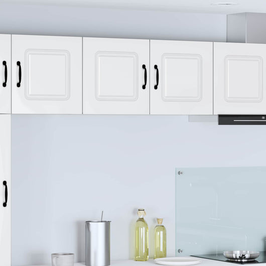 Mobile da cucina con lo scaffale-Armadio da cucina Bianco Lucido 80 x 31 x 40 cm 384268