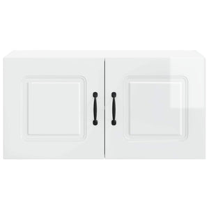 Mobile da cucina con lo scaffale Bianco Lucido 80 x 31 x 40 cm 884582