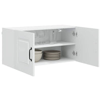 Mobile da cucina con lo scaffale Bianco Lucido 80 x 31 x 40 cm 884582
