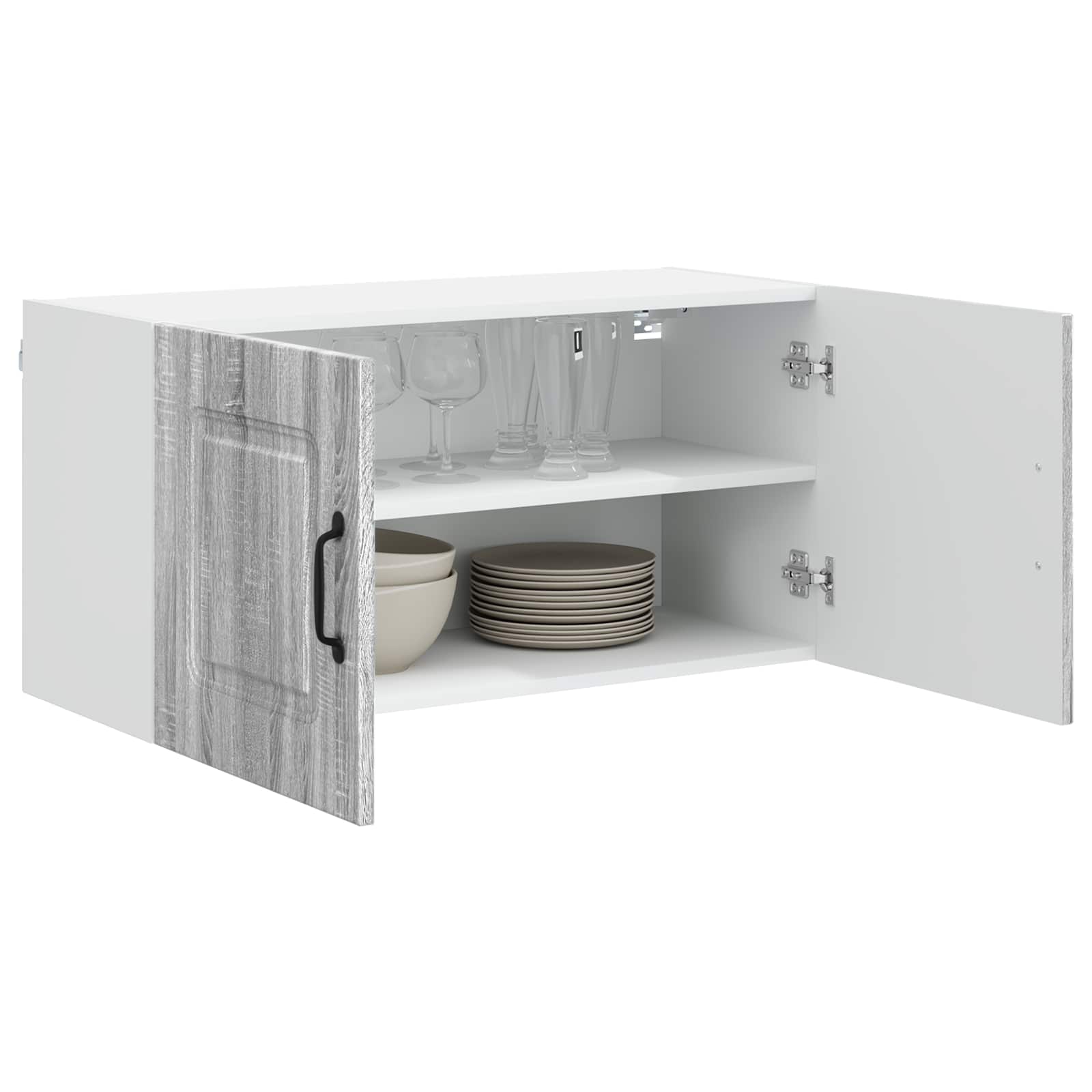 Mobile da cucina con lo scaffale Grigio Sonoma 80 x 31 x 40 cm 884586