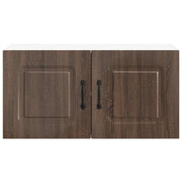 Mobile da cucina con lo scaffale Rovere Marrone 80 x 31 x 40 cm 884588