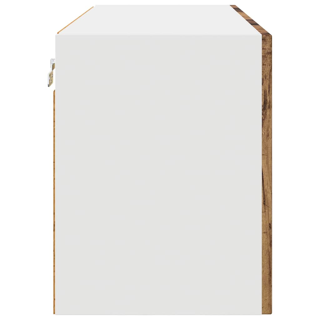 Mobile da cucina con lo scaffale-Armadio da cucina Legno vecchio 80 x 31 x 40 cm 530844