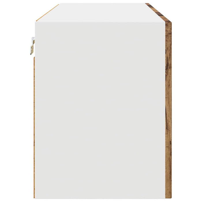 Mobile da cucina con lo scaffale-Armadio da cucina Legno vecchio 80 x 31 x 40 cm 530844