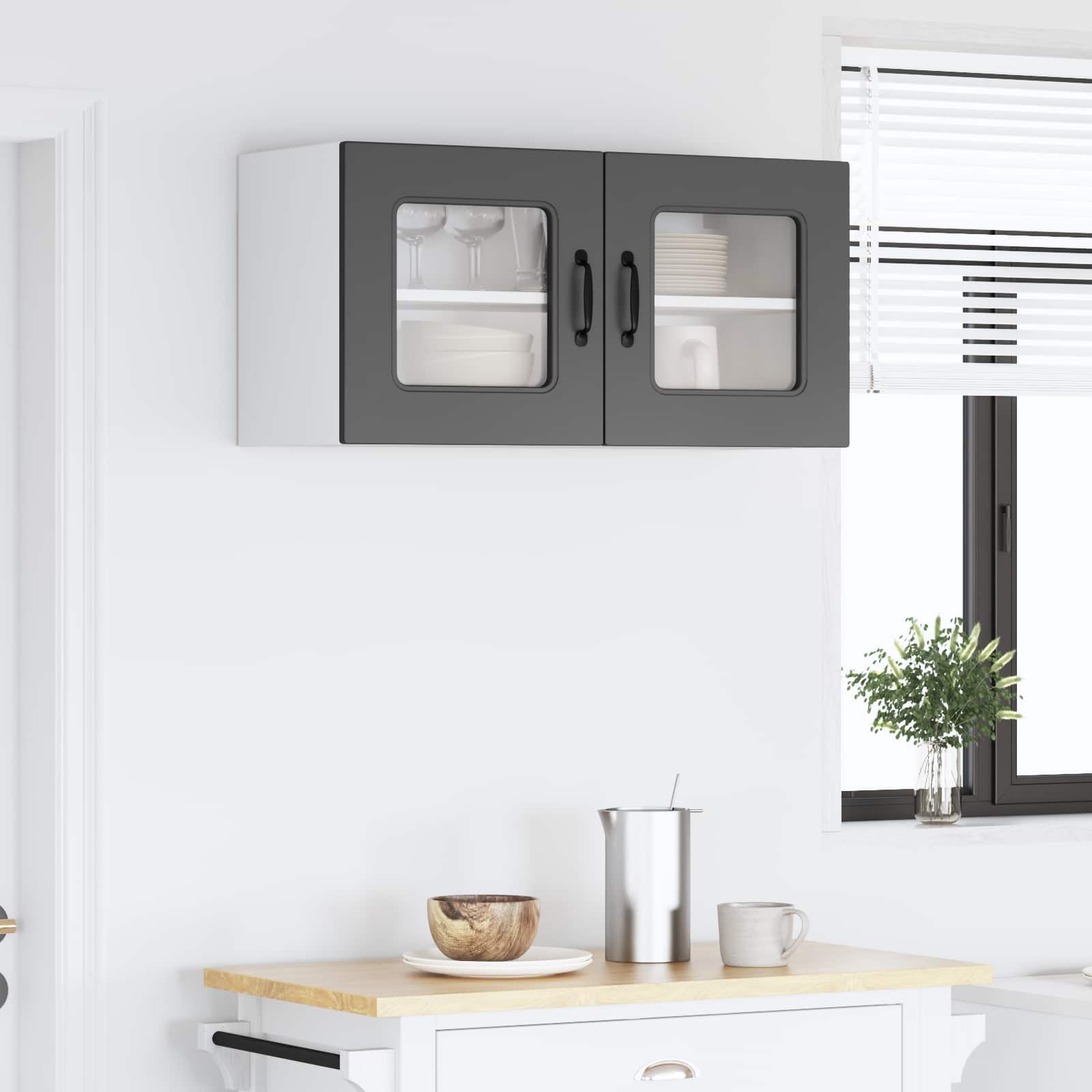 Mobile da cucina Nero 80 x 31 x 40 cm Legno multistrato 884595