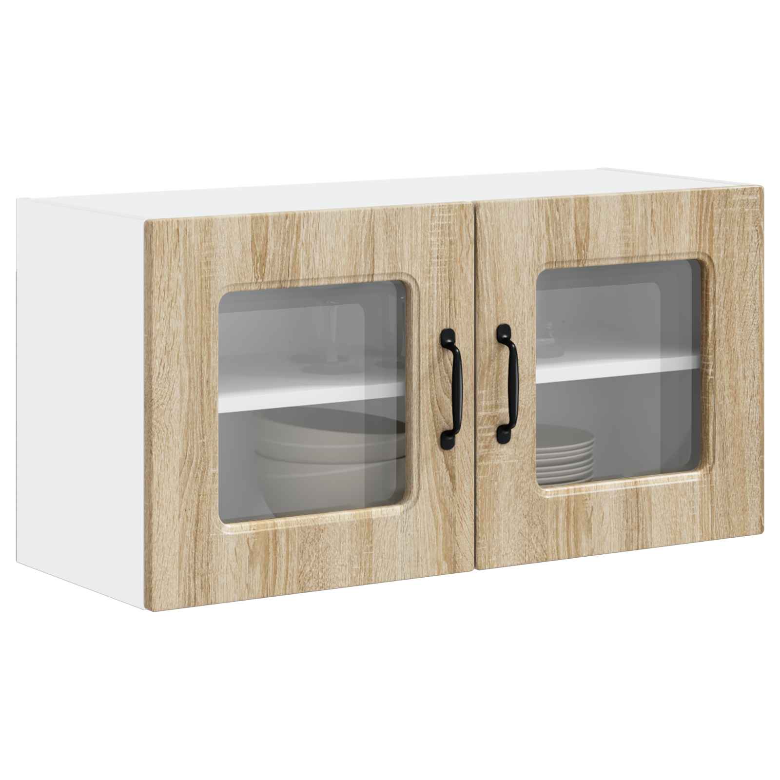 Mobile da cucina con lo scaffale Rovere Sonoma 80 x 31 x 40 cm 884596