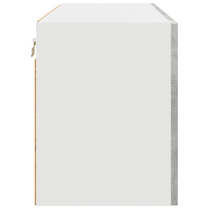 Mobile da cucina con lo scaffale Grigio cemento 80 x 31 x 40 cm 884597