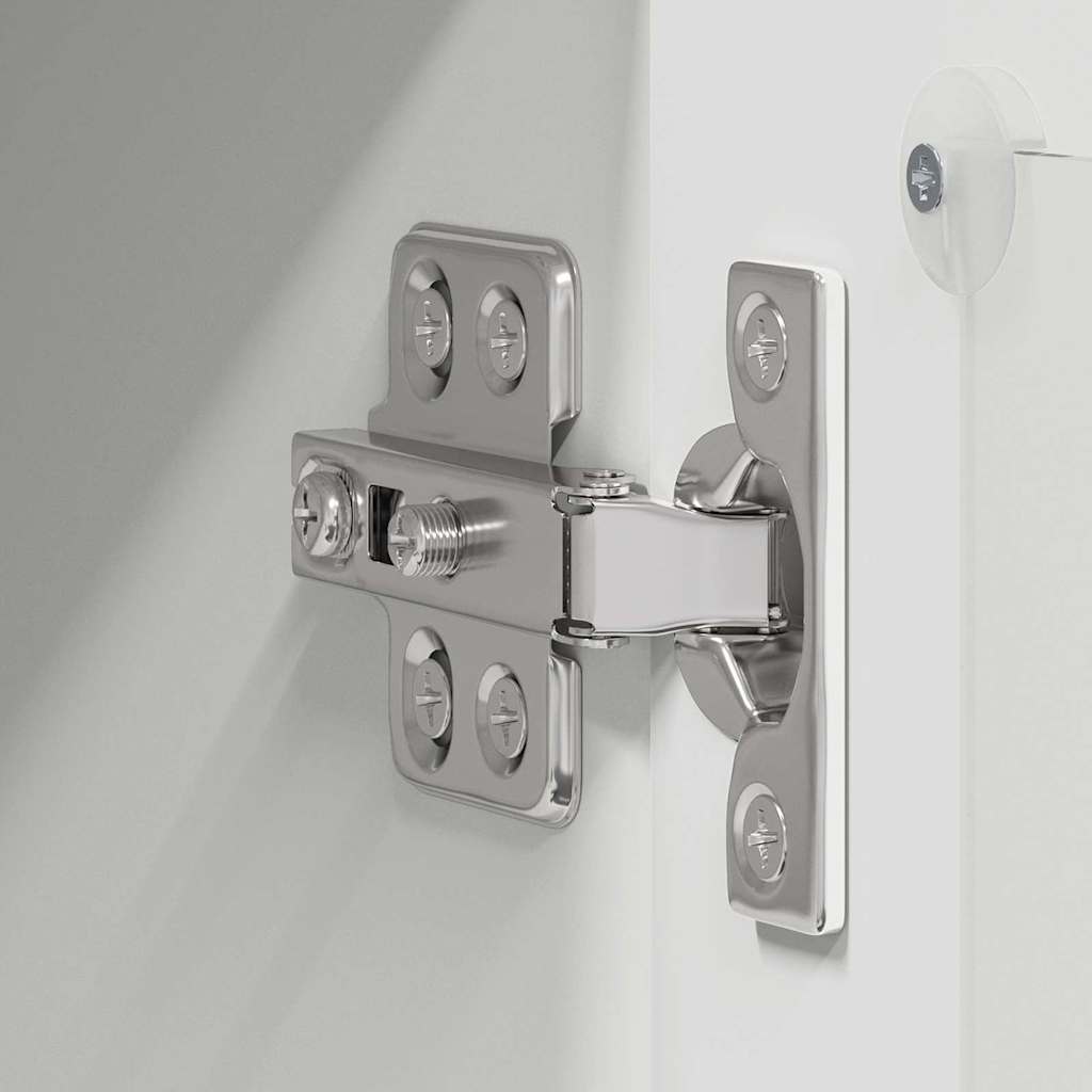 Mobile da cucina con lo scaffale Bianco Lucido 80 x 31 x 40 cm 884598