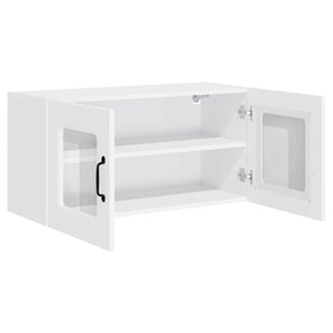 Mobile da cucina con lo scaffale Bianco Lucido 80 x 31 x 40 cm 884598