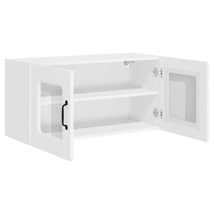 Mobile da cucina con lo scaffale-Armadio da cucina Bianco Lucido 80 x 31 x 40 cm 784970