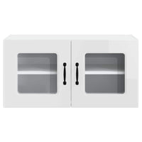 Mobile da cucina con lo scaffale Bianco Lucido 80 x 31 x 40 cm 884598