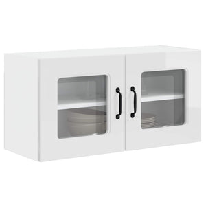 Mobile da cucina con lo scaffale Bianco Lucido 80 x 31 x 40 cm 884598