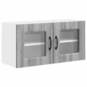 Mobile da cucina con lo scaffale-Armadio da cucina Grigio Sonoma 80 x 31 x 40 cm 378669