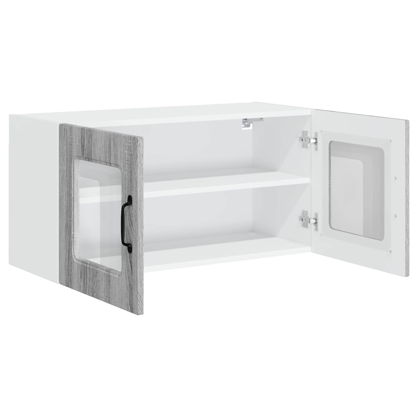 Mobile da cucina con lo scaffale-Armadio da cucina Grigio Sonoma 80 x 31 x 40 cm 378669