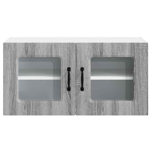 Mobile da cucina con lo scaffale-Armadio da cucina Grigio Sonoma 80 x 31 x 40 cm 378669