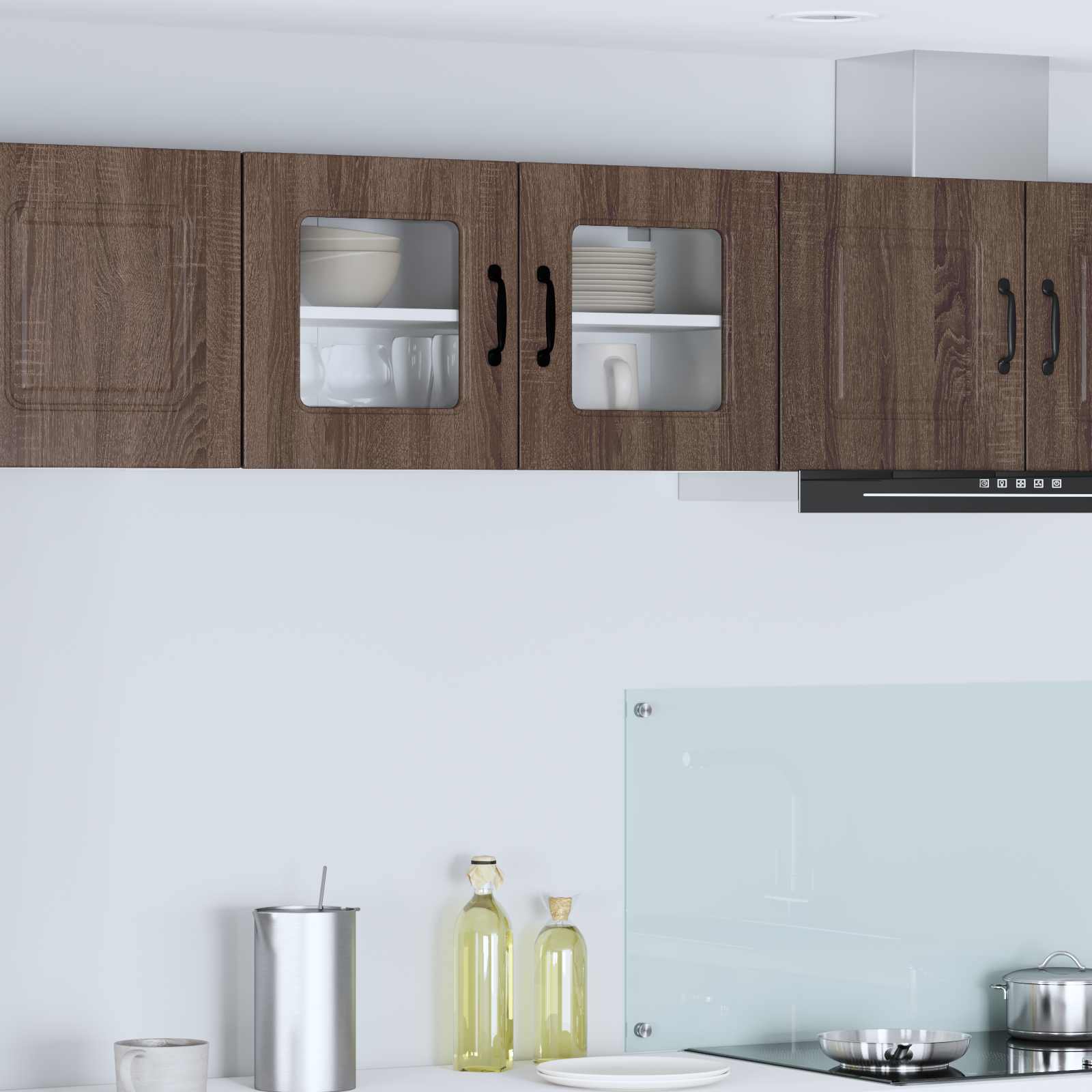 Mobile da cucina con lo scaffale-Armadio da cucina Rovere Marrone 80 x 31 x 40 cm 157053