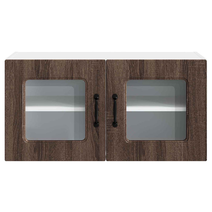 Mobile da cucina con lo scaffale Rovere Marrone 80 x 31 x 40 cm 884601