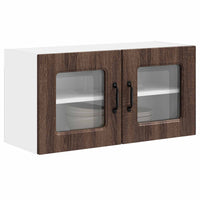 Mobile da cucina con lo scaffale Rovere Marrone 80 x 31 x 40 cm 884601