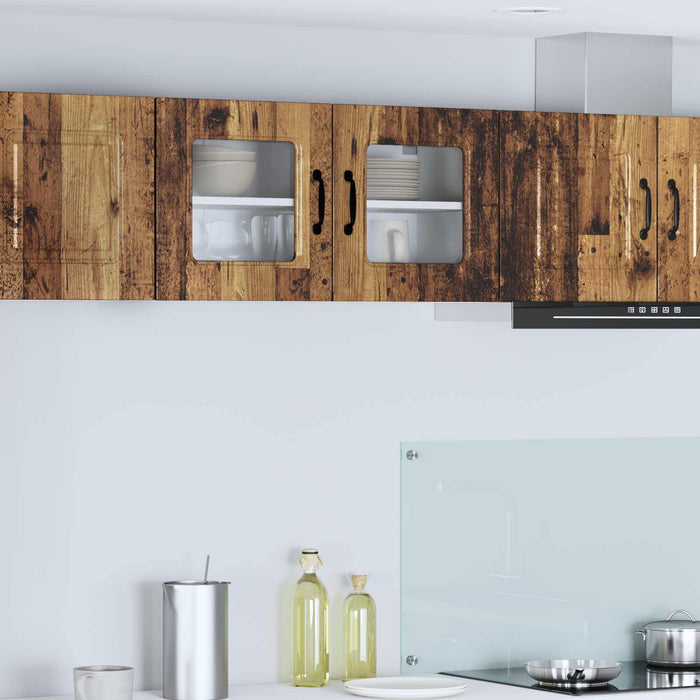 Mobile da cucina con lo scaffale-Armadio da cucina Legno vecchio 80 x 31 x 40 cm 281161