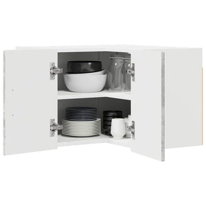 Mobile da cucina con lo scaffale-Armadio da cucina Grigio cemento 57 x 57 x 40 cm 584014