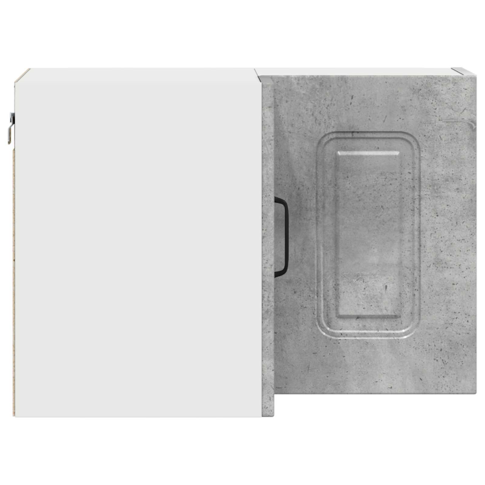 Mobile da cucina con lo scaffale-Armadio da cucina Grigio cemento 57 x 57 x 40 cm 584014