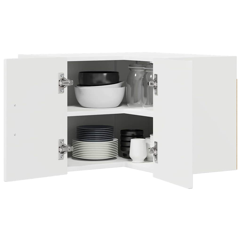 Mobile da cucina con lo scaffale-Armadio da cucina Bianco Lucido 57 x 57 x 40 cm 124150