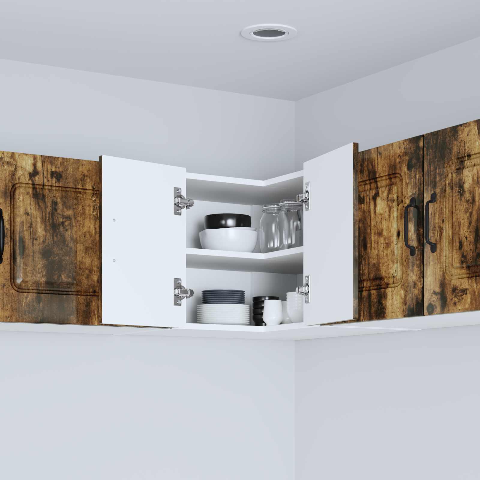 Mobile da cucina Rovere fumé 57 x 57 x 40 cm Legno multistrato 884609