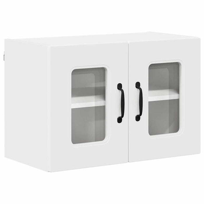 Pensile cucina 2 pcs Bianco 60 x 31 x 40 cm Legno multistrato 884615