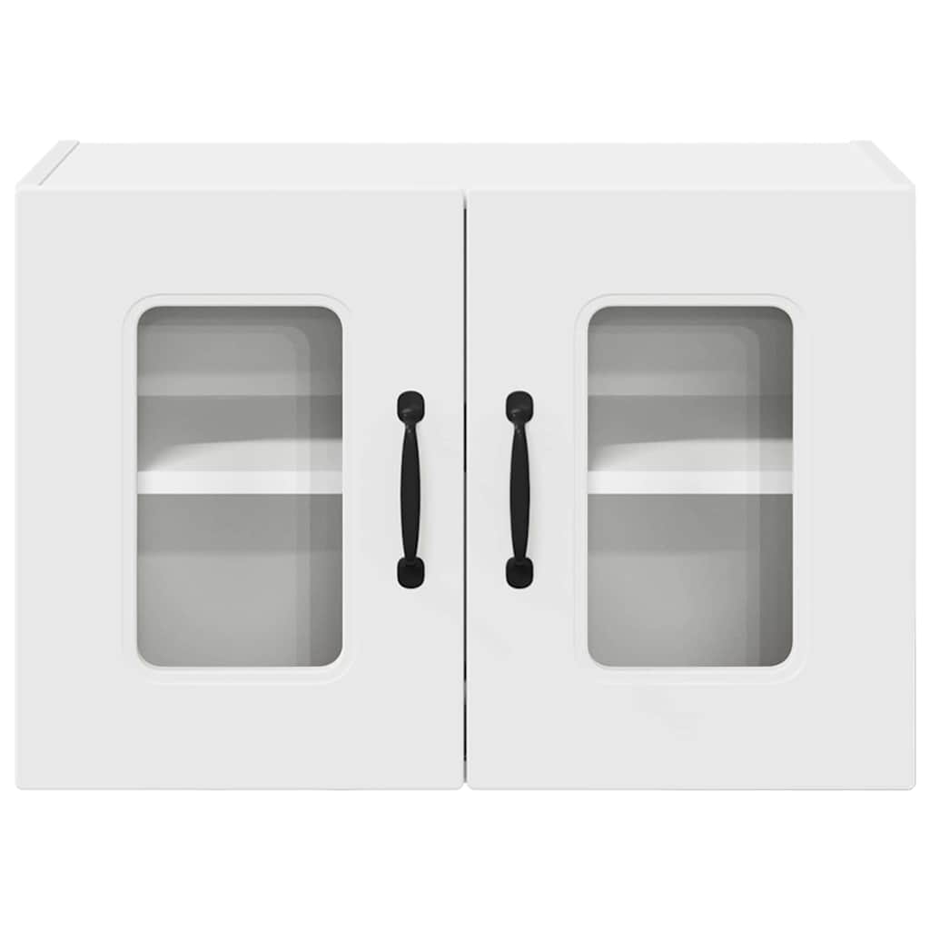 Pensile cucina 2 pcs Bianco 60 x 31 x 40 cm Legno multistrato 884615