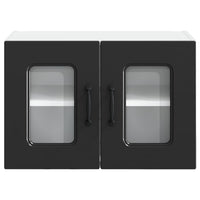 Mobile da cucina 2 pcs Nero 60 x 31 x 40 cm Legno multistrato 884617