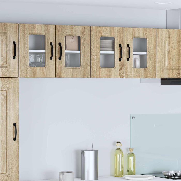 Mobile da cucina 2 pz-Set di 2 Armadio da cucina Rovere Sonoma 60 x 31 x 40 cm 305367