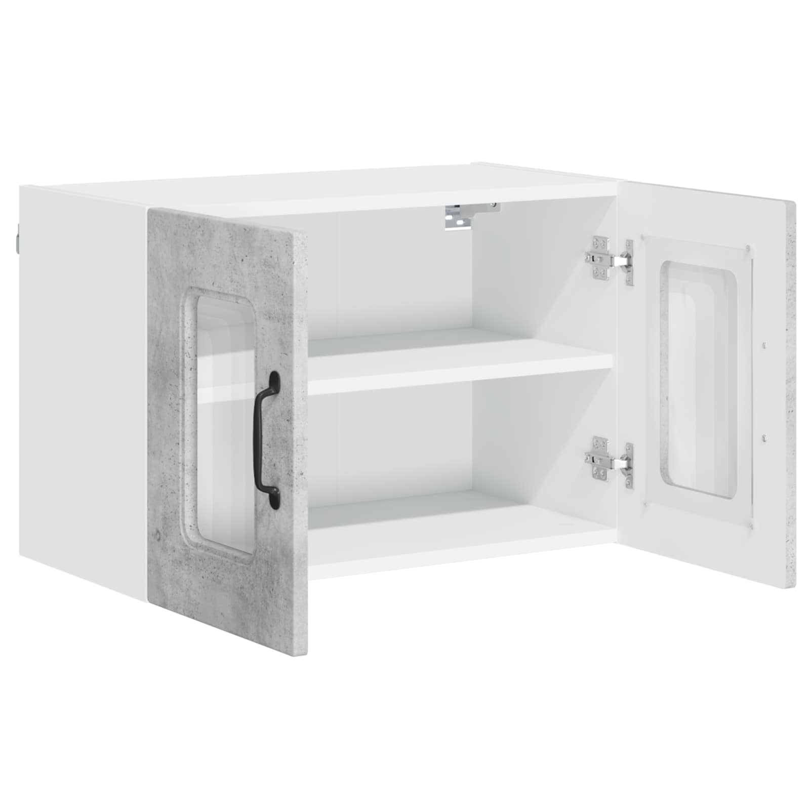 Mobile da cucina con lo scaffale-Armadio da cucina Grigio cemento 60 x 31 x 40 cm 327333