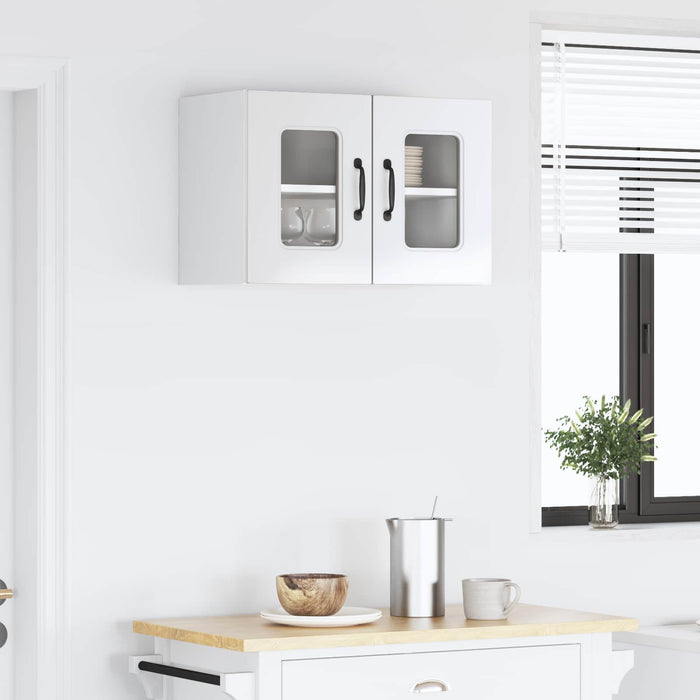 Mobile da cucina con lo scaffale Bianco Lucido 60 x 31 x 40 cm 884622