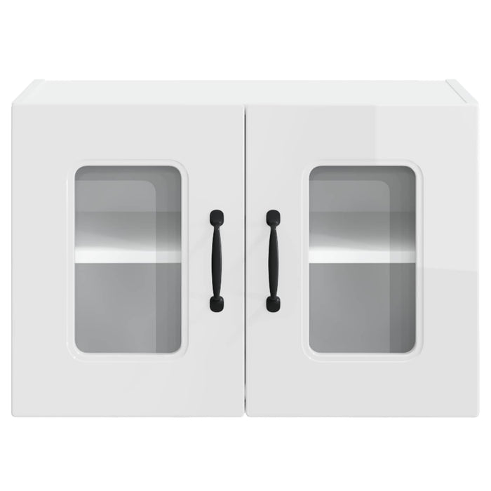 Mobile da cucina 2 pz-Set di 2 Armadio da cucina Bianco Lucido 60 x 31 x 40 cm 934768