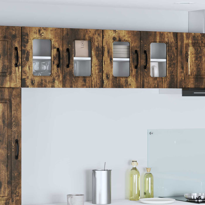 Mobile da cucina 2 pcs Rovere fumé 60 x 31 x 40 cm 884625