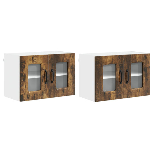 Mobile da cucina 2 pcs Rovere fumé 60 x 31 x 40 cm 884625