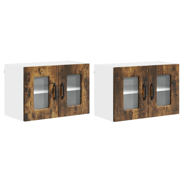 Mobile da cucina 2 pcs Rovere fumé 60 x 31 x 40 cm 884625