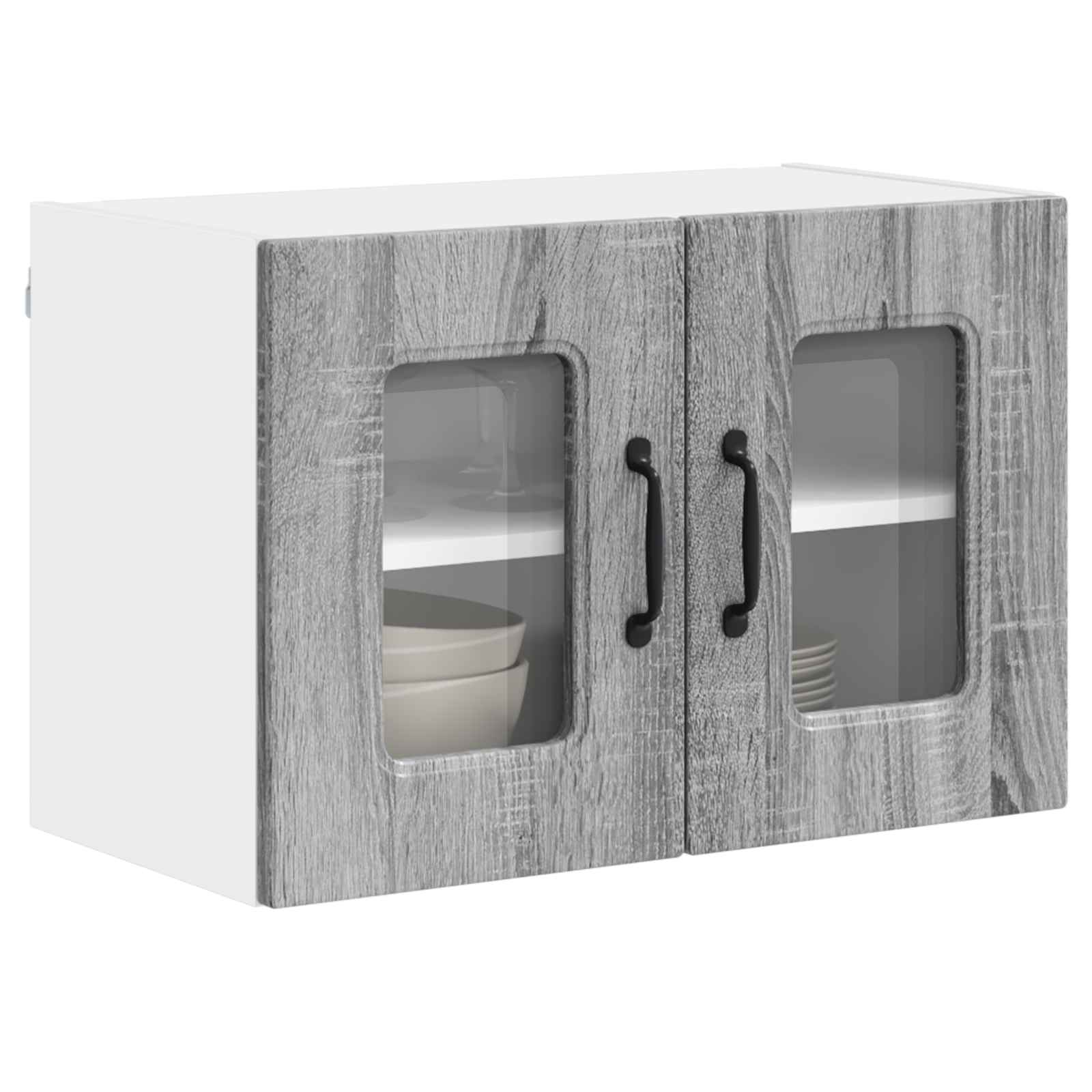 Mobile da cucina 2 pz-Set di 2 Armadio da cucina Grigio Sonoma 60 x 31 x 40 cm 138449