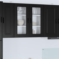 Mobile da cucina-Armadio da cucina Nero 40 x 31 x 80 cm Legno multistrato 802184