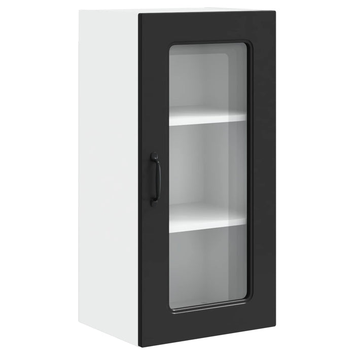 Mobile da cucina 2 pcs Nero 40 x 31 x 80 cm Legno multistrato 884637