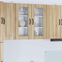 Mobile da cucina 2 pz-Set di 2 Armadio da cucina Rovere Sonoma 40 x 31 x 80 cm 746351