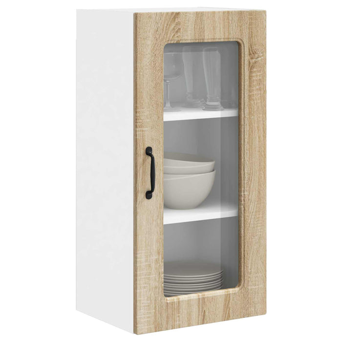 Mobile da cucina 2 pz-Set di 2 Armadio da cucina Rovere Sonoma 40 x 31 x 80 cm 746351